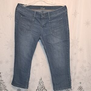 The Diva By Old Women Navy Blue Crop Lean Jeans Size 14